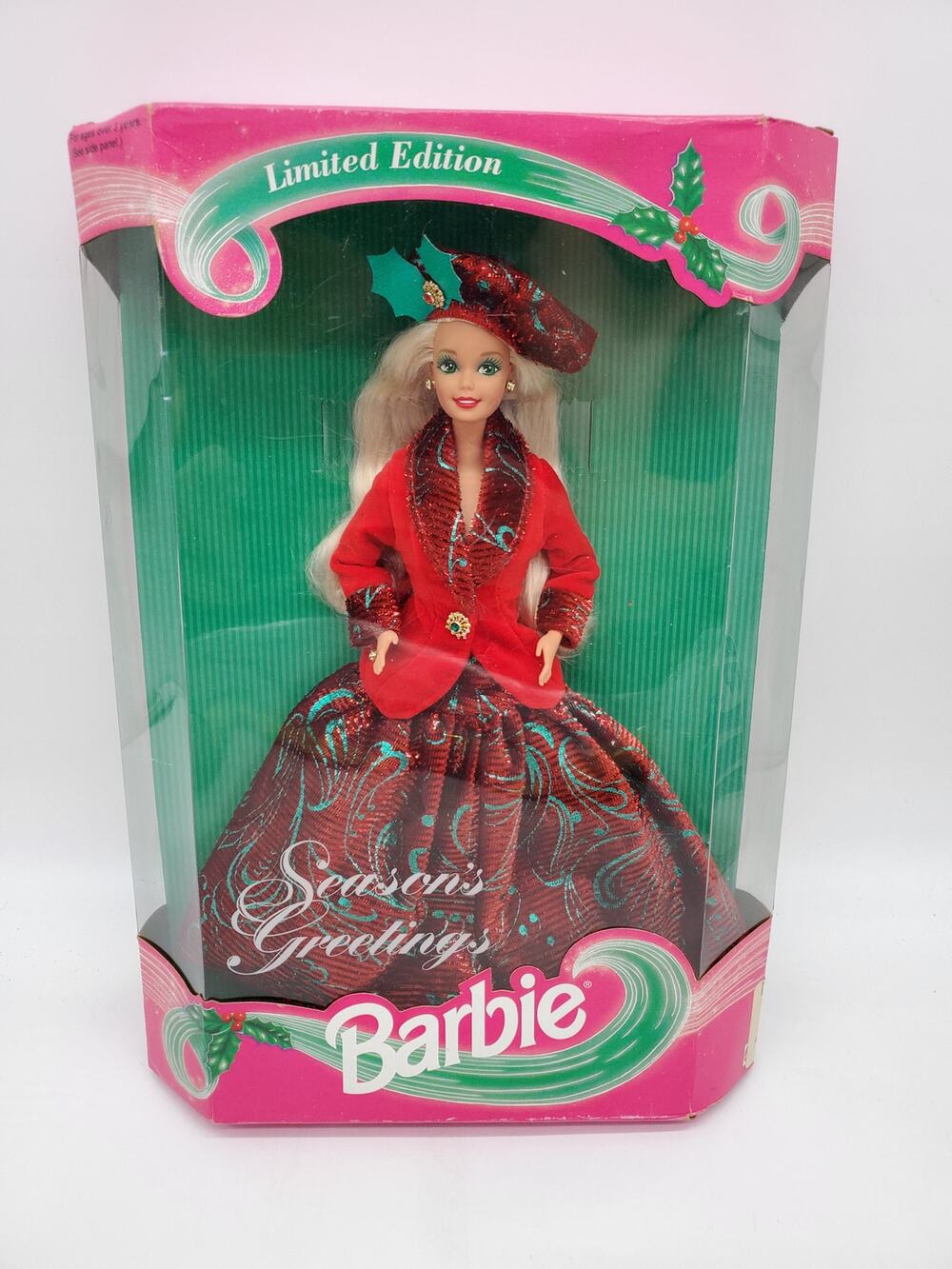 Season Greetings Barbie Doll - 1994 - 12384
